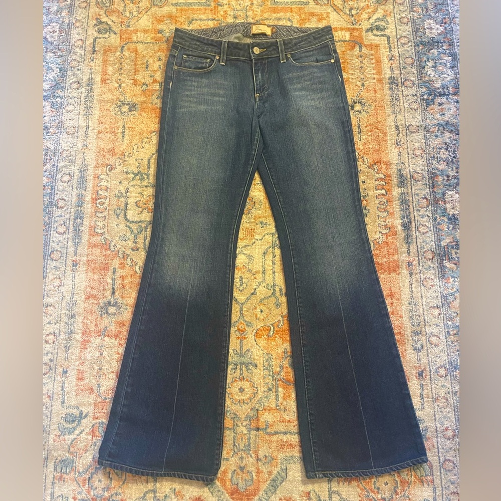 PAIGE Indigo Wide Leg Jeans